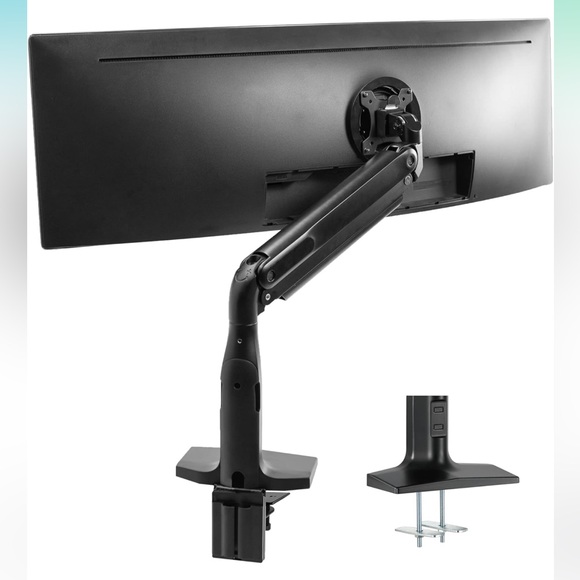 VIVO Aluminum Ultrawide Monitor Stand, Classic, Fits up to 49 inch Screens - Picture 2 of 8